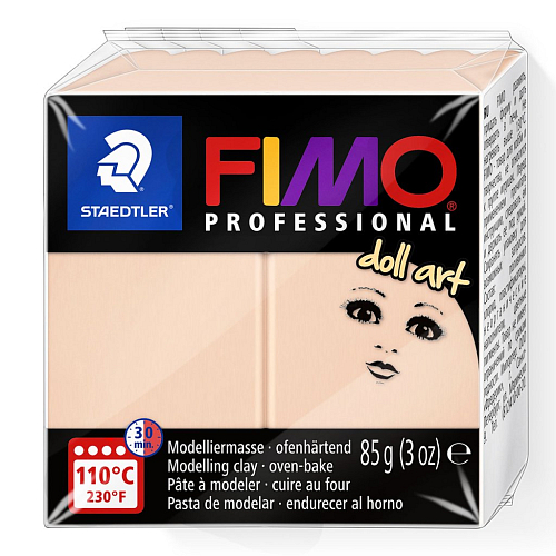 FIMO professional DollArt balení 85g. Barva č.432 Světle Růžová