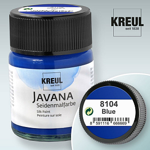 Barva na hedvábí JAVANA výrobce KREUL č.8104 Blue