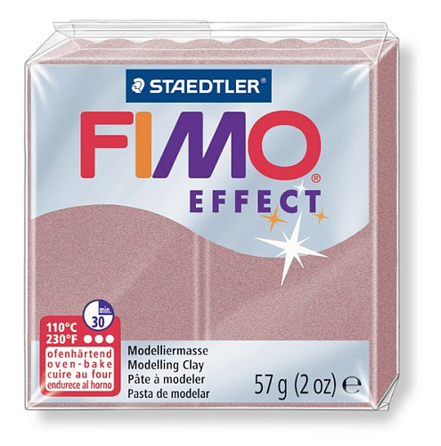 FIMO efekt č.207 růžovozlatá perleťová 57g
