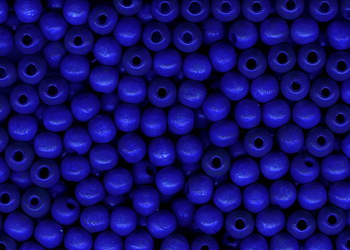 Korálky 1175 barva Modrá Tmavá 630 průměr 8mm počet 25 kusů v sáčku