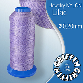 Jewelry NYLON GRIFFIN síla nitě 0,20mm Barva Lilac