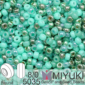 Korálky Miyuki Round 8/0. Barva 5035 Mix Spring Blossom. Balení 5g