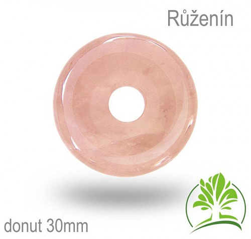 Růženín donut-o pr. 30mm tl.4,5mm.