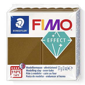 FIMO efekt barva metalická BRONZOVÁ č.71 balení  57g