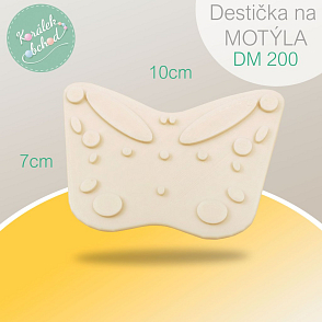 Destička (šablona) na výrobu drátěného MOTÝLA DM 200. Rozměr destičky 10x7cm. Materiál plast.