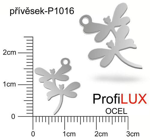 Přívěsek Chirurgická Ocel ozn-P1016 VÁŽKY velikost 18x14mm. Řada přívěsků ProfiLUX