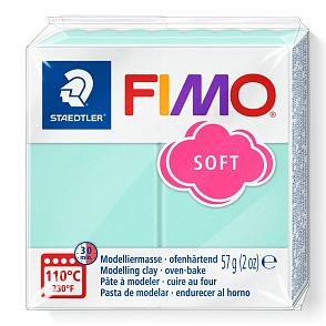 FIMO soft č.505 Pastelová Máta (mint) 57g