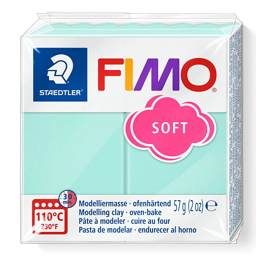FIMO soft č.505 Pastelová Máta (mint) 57g