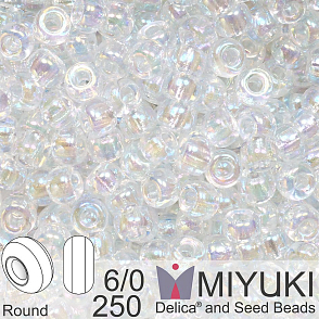Korálky Miyuki MIX Round 6/0. Barva 250. Balení 5g