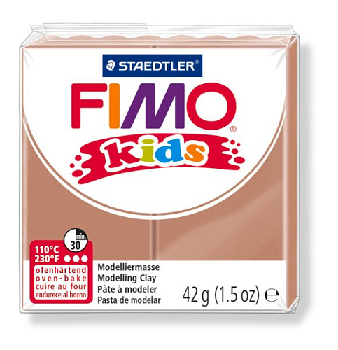 Modelovací hmota Fimo kids 42g SVĚTLE HNĚDÁ  č.71