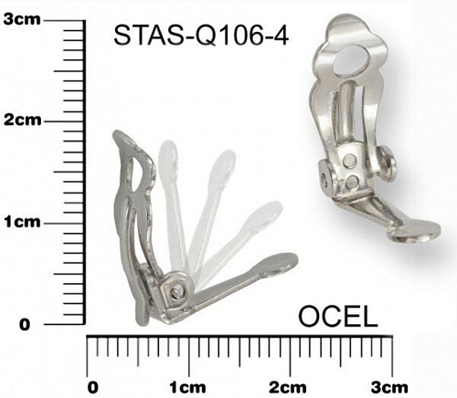 KLIPSA Chirurgická ocel ozn.-STAS-Q106-4. velikost 17,0x7,0mm .