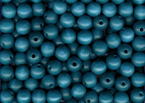 Korálky 1175 barva Modrá 678 průměr 10mm počet 15 kusů v sáčku