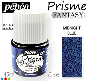 Barva na Šperky PRISME Fantasy Pébéo . barva č. 36 MIDNIGHT BLUE . Balení 45ml. 