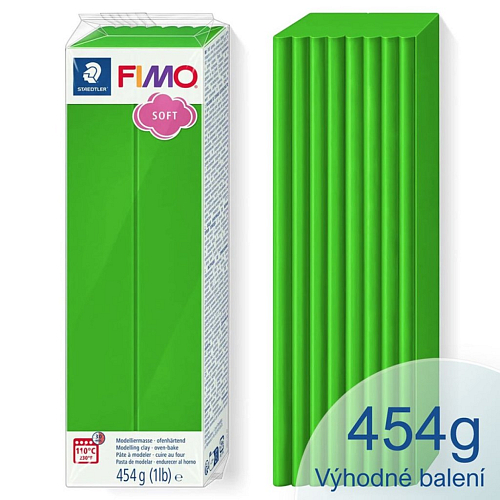 FIMO-soft-balení 454g barva 53 Zelená.Velké balení=VÝHODNÁ CENA