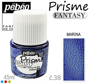 Barva na Šperky PRISME Fantasy Pébéo . barva č.38 MARINA . Balení 45ml.