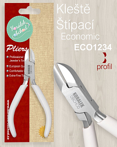 Kleště bižuterní ŠTÍPACÍ Ozn. ECO1234 Economic velikost kleští 130x50mm