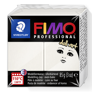 FIMO professional DollArt balení 85g. Barva č.03 Porcelánová