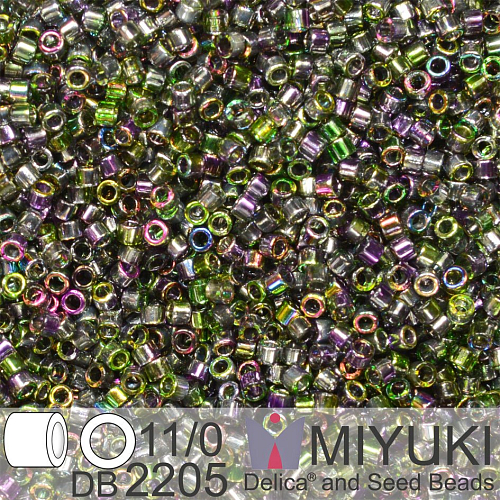 Korálky Miyuki Delica 11/0. Barva Magic Orchid DB2205. Balení 5g.