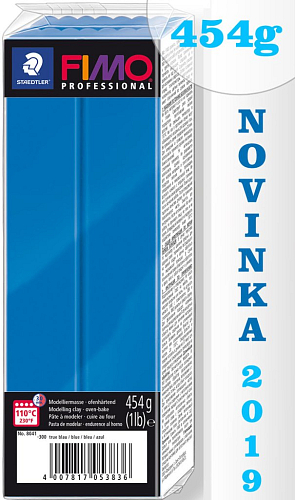 FIMO Professional balení 454g . Barva 300 Modrá Základní  Velké balení=VÝHODNÁ CENA