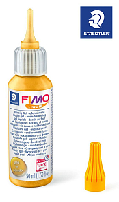 FIMO LIQUID Deco gel balení 50ml barva Zlatá 