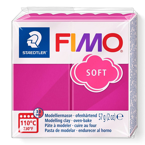 FIMO soft č.22 růžová 57g