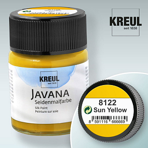 Barva na hedvábí JAVANA výrobce KREUL č.8122 Sun Yellow
