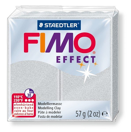FIMO efekt č.81 metalická stříbrná 57g