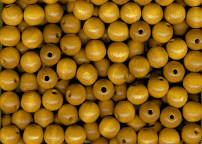 Korálky 1175 barva Žlutá 672 průměr 10mm počet 15 kusů v sáčku