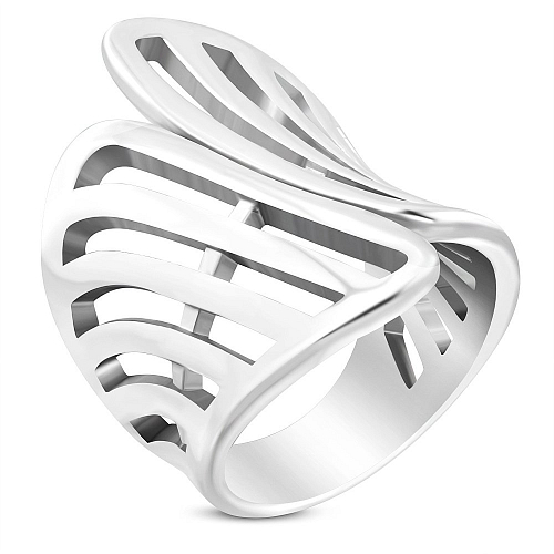 Prsten RMT 113 z ocele tvořen jednoduchou mřížkou o velikosti 9