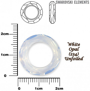 SWAROVSKI ELEMENTS Cosmic Ring barva WHITE OPAL (234) velikost 20mm. 