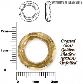 SWAROVSKI ELEMENTS Cosmic Ring barva CRYSTAL (001) GOLDEN SHADOW (GSHA) velikost 20mm