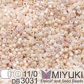 Korálky Miyuki Delica 11/0. Barva  Soft Shimmer  Mix DB3031. Balení 5g