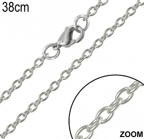 ZÁVĚS CHIRURGICKÁ OCEL SSD 540 tvar oválná očka o velikosti 2,5mm a délce 38cm.