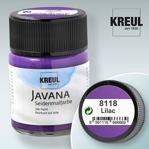 Barva na hedvábí JAVANA výrobce KREUL č.8118 Lilac