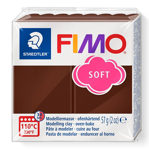 FIMO soft č.75 čokoládová 57g