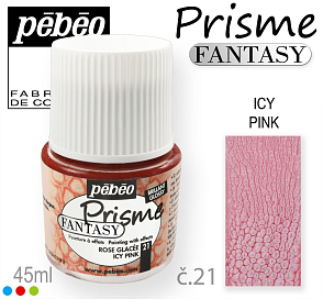 Barva na Šperky PRISME Fantasy Pébéo . barva č.21 ICY PINK . Balení 45ml.