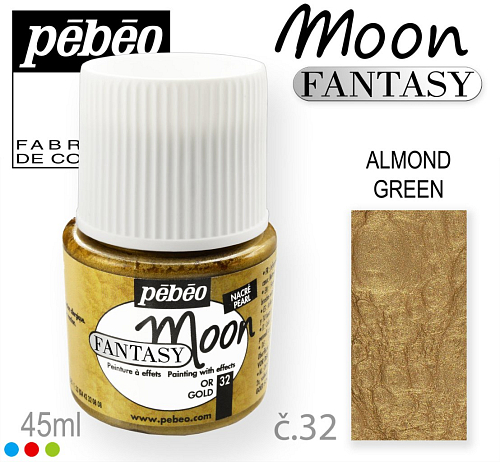 Barva na Šperky MOON Fantasy Pébéo . barva č. 32 GOLD. Balení 45ml. 