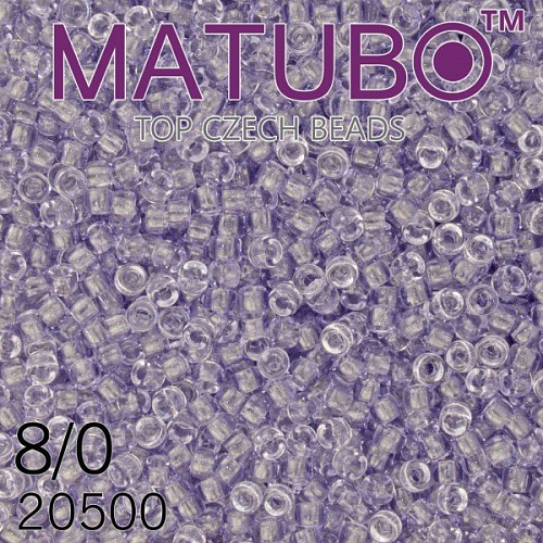 Korálky MATUBO™ mačkané rokajlové korálky. Velikost 8/0 (3,1mm). Barva 20500 ŠEŘÍK. Balení 10g.