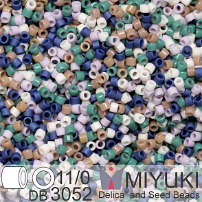 Korálky Miyuki Delica 11/0. Barva Sweet Dreams Mix DB3052. Balení 5g