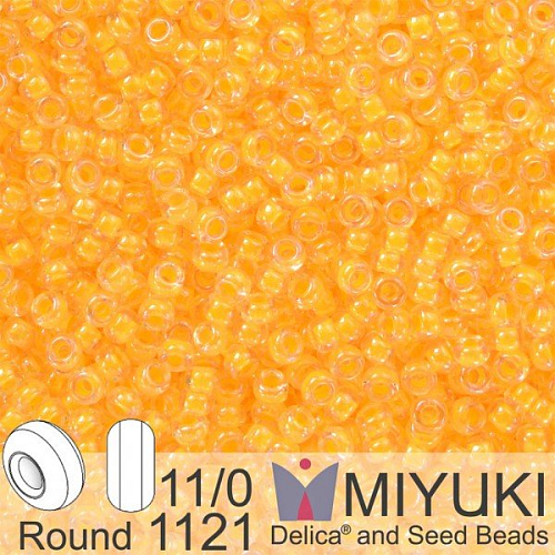 Korálky Miyuki Round 11/0. Barva 1121 Luminous Sun Glow. Balení 5g. 