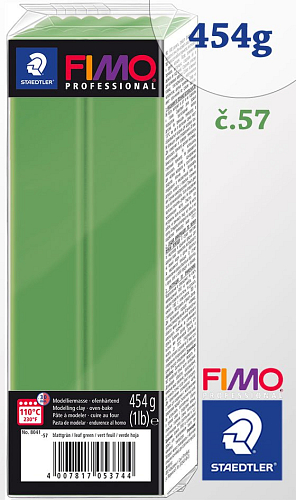 FIMO Professional balení 454g . Barva 57 Listová Zelená  Velké balení=VÝHODNÁ CENA