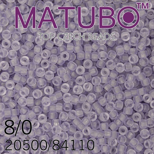 Korálky MATUBO™ mačkané rokajlové korálky. Velikost 8/0 (3,1mm). Barva 20500/84110 ŠEŘÍK MATNÉ. Balení 10g.