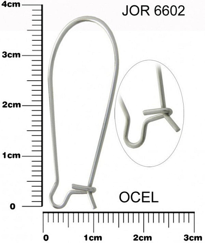 Náušnice ozn. JOR 6602. Mat. CHIRURGICKÁ OCEL 316L. 