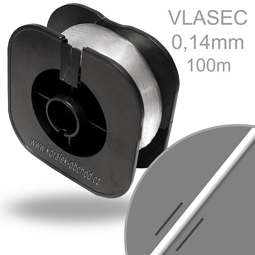 Vlasec na navlékání o průměru 0,14mm o délce 100m