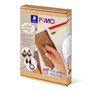 Kreativní sada FIMO Soft sada Jak vyrobit DŘEVĚNÝ EFEKT