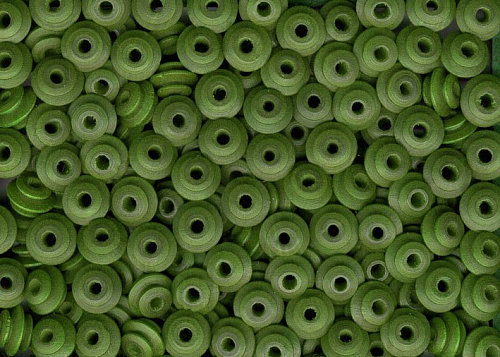 Korálky 1584 barva Zelená 677 velikost 8mm počet 25 kusů v sáčku