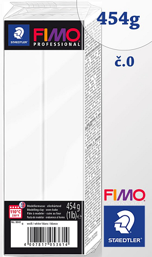 FIMO Professional balení 454g . Barva 01 Bílá  Velké balení=VÝHODNÁ CENA