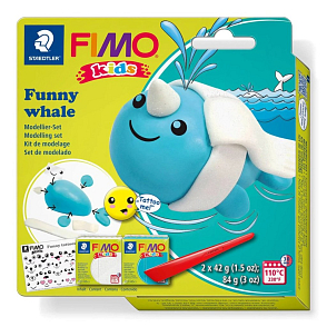 Sada Fimo kids Funny VELRYBA "whale"  balení 2x42g