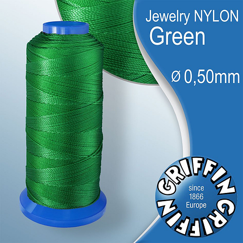 Jewelry NYLON GRIFFIN síla nitě 0,5mm Barva Green