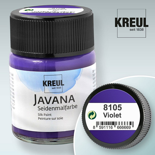 Barva na hedvábí JAVANA výrobce KREUL č.8105 Violet
